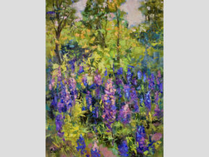 Lupine Paintings Original Art Canvas Impressionism Artwork