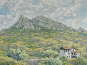 Mount Nature Art Original Painting Suryu-Kaya Koktebel