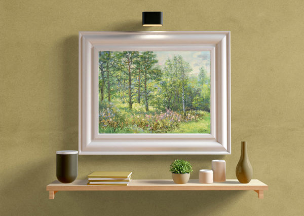 Forest Painting Landscape Nature Original Artwork Summer Plein Air Impressionism